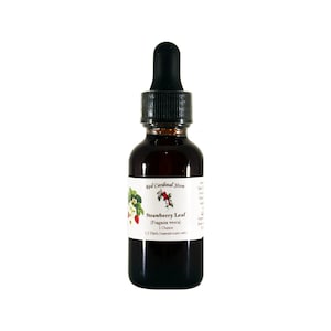 Strawberry Leaf (Fragaria Vesca) Tincture Herb Extract Double Extraction
