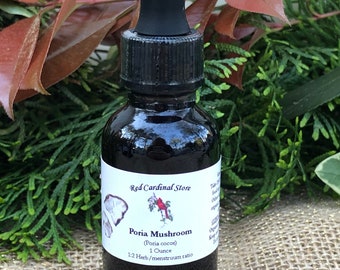 Poria Mushroom (China Root, Fu Ling, Poria Cocos) Tincture Herb Extract Double Extraction