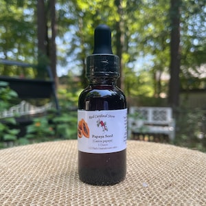 Papaya Seed Tincture Herb Extract Double Extraction