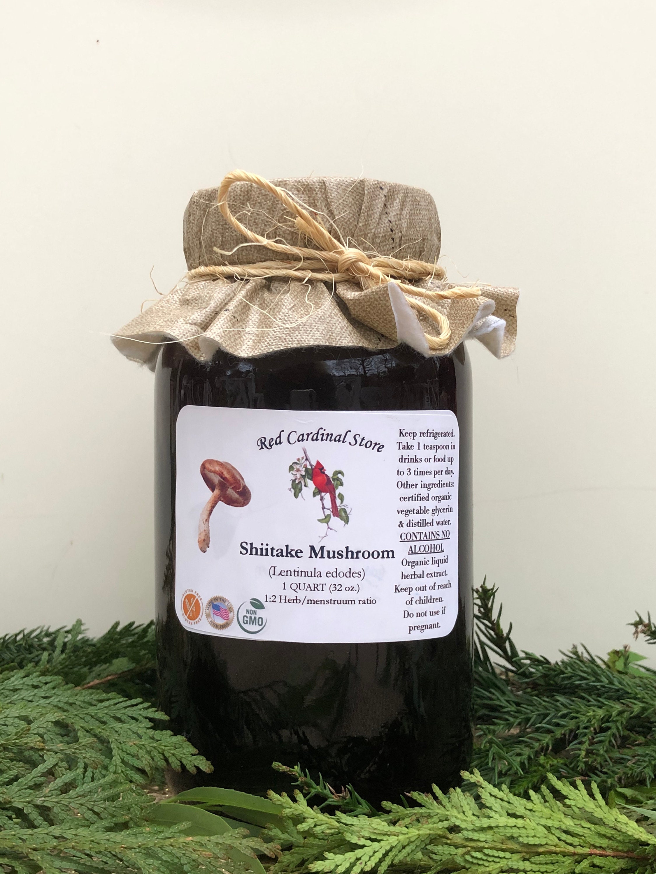 Shiitake Mushroom Tincture Herb Extract Etsy