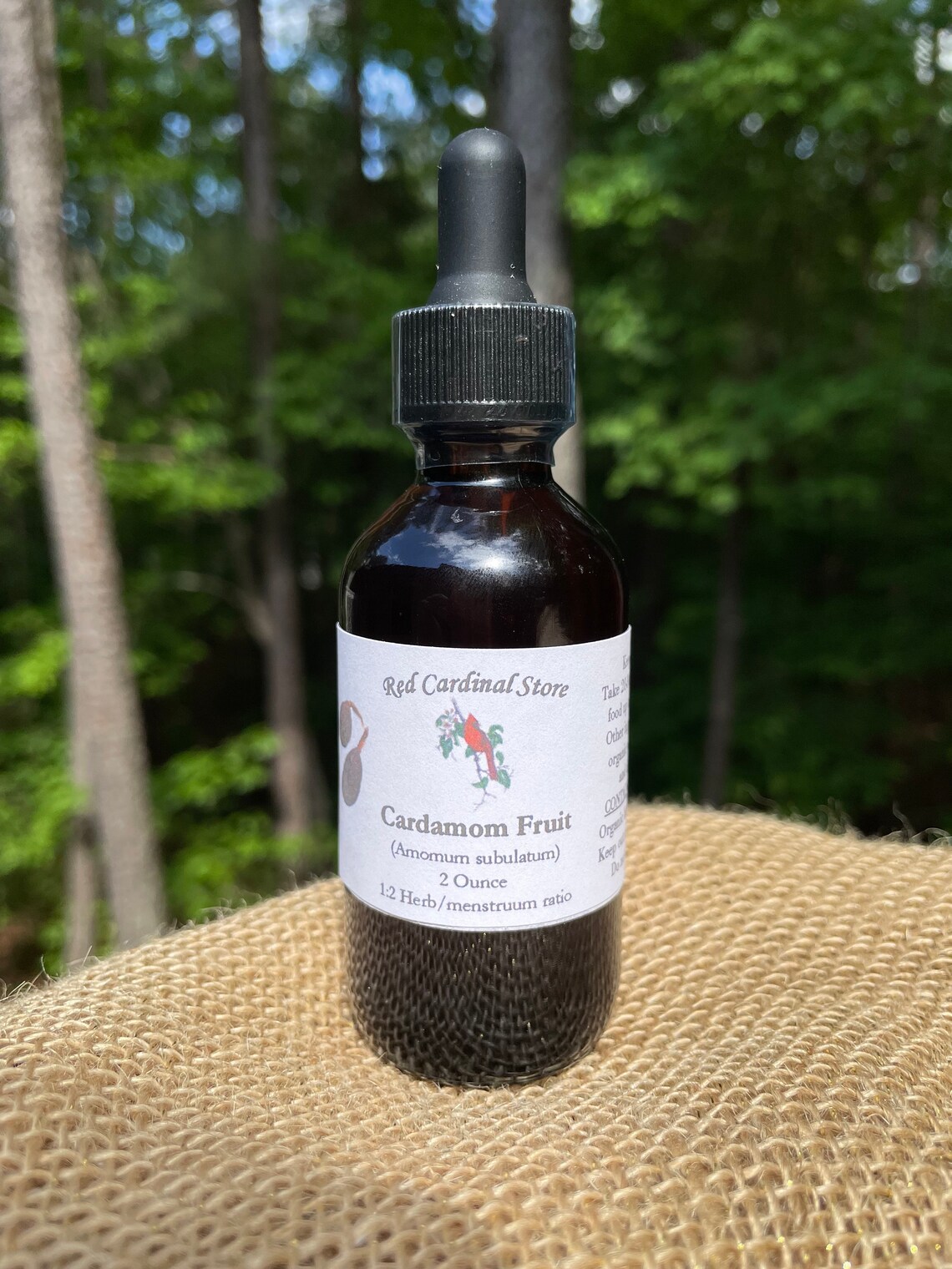 Black Cardamom Fruit Tincture Herb Extract Double Extraction Etsy