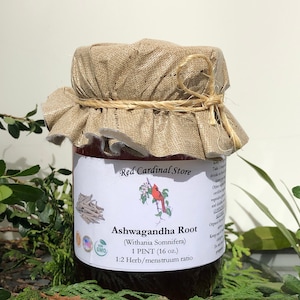 Ashwagandha Root Tincture Herb Extract Double Extraction 16 oz