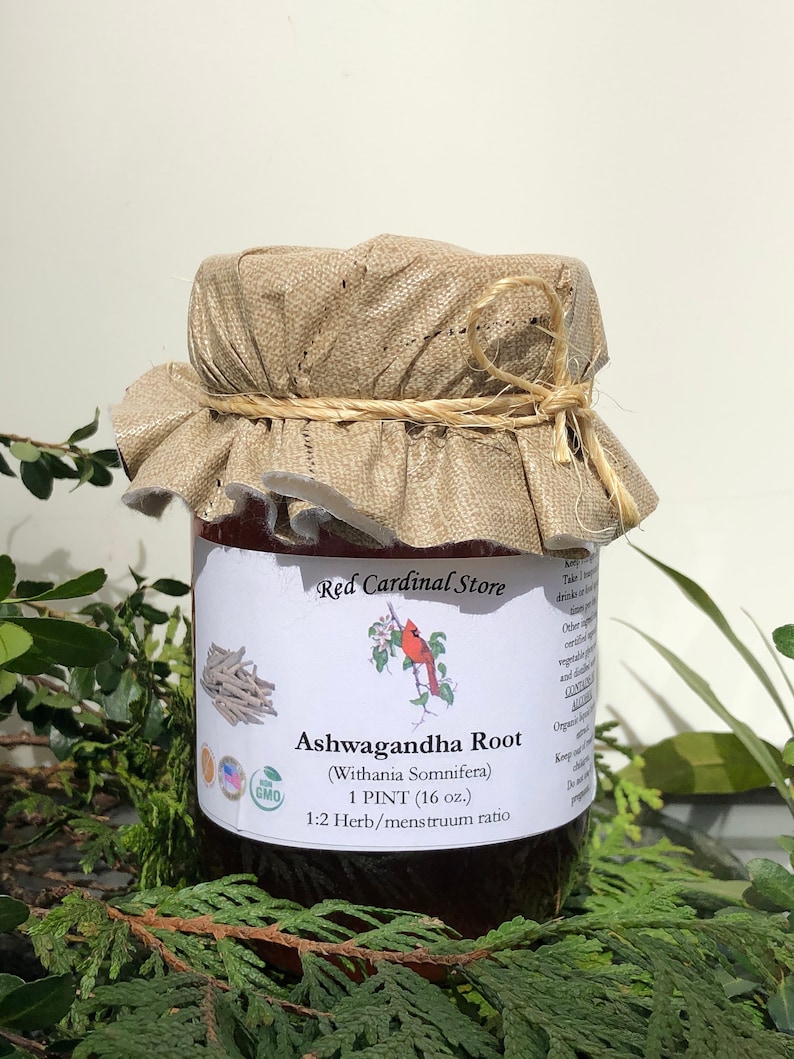 Ashwagandha Root Tincture Herb Extract Double Extraction 16 oz