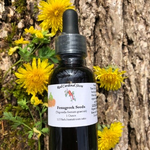 Fenugreek Seed Tincture Herb Extract Double Extraction