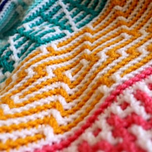 Diamondback Blanket Overlay Mosaic Crochet Pattern image 4