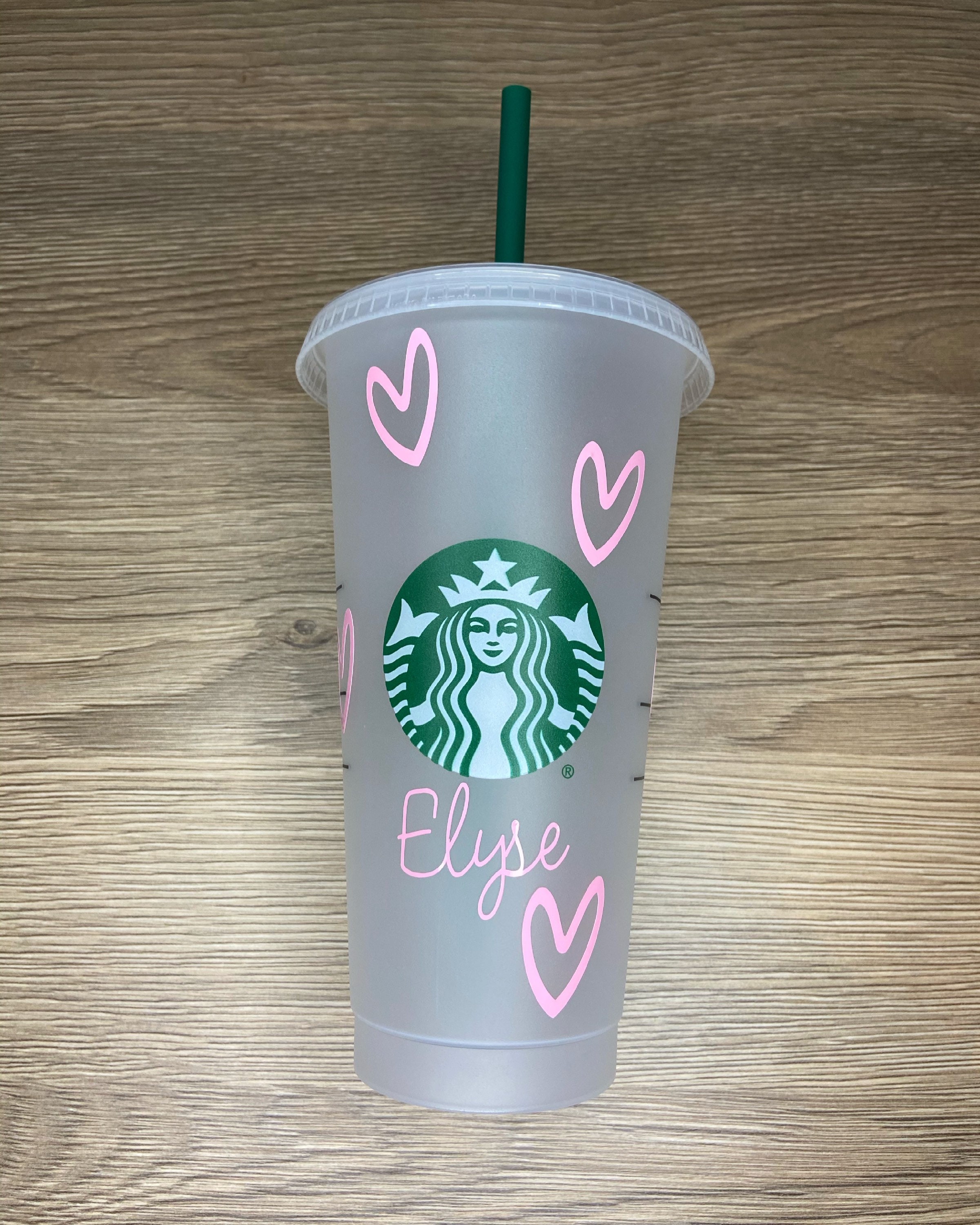 Starbucks Personalised 24oz Plastic Straw Cup Etsy