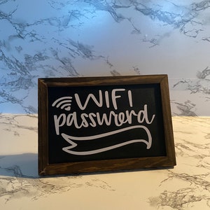 Wi Fi Internet Countertop Sign