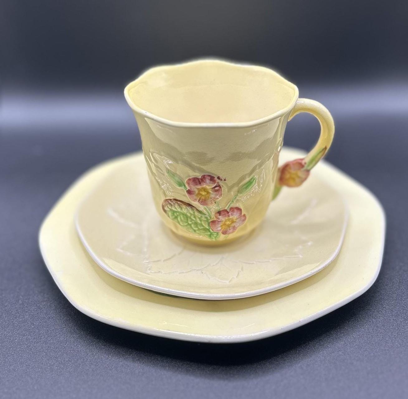 ◎イギリス名窯 1930年代 CARLTON WARE 金彩両耳カップ◎