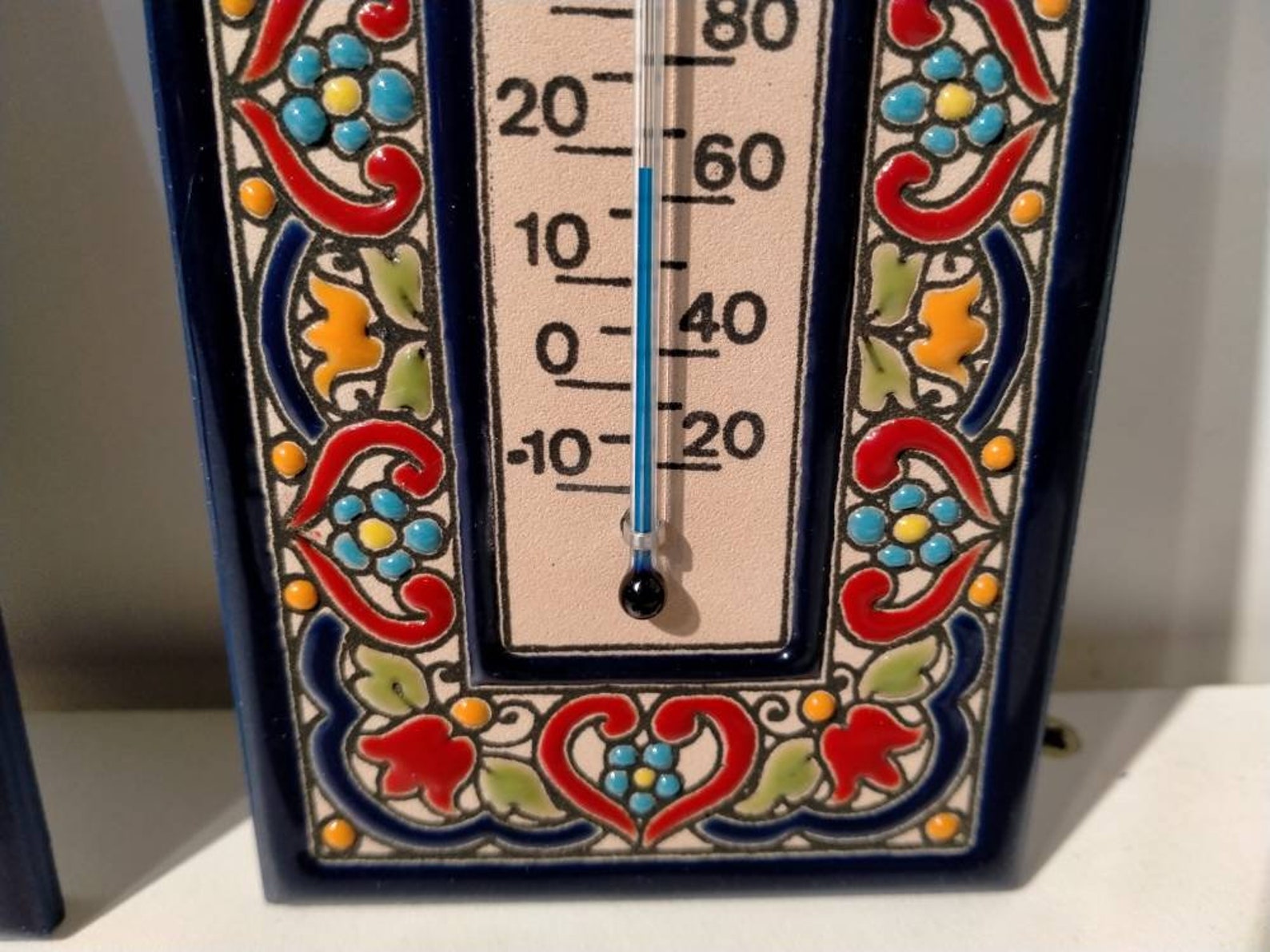 Ceramic thermometer wall thermometer patio thermometer Etsy