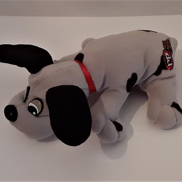 Pound Puppies Gray and Brown Spotted Puppy Dog Newborn 7" Tonka Vintage 80s