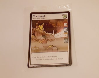 Neopets Tormund Lupe Hero Sealed Promo Card TCG McDonald's 2004
