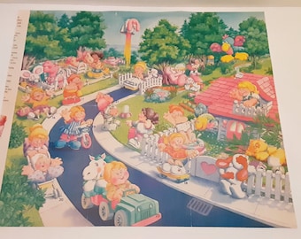 Fisher Price Smooshees Poster Toy Ad Colorful Vintage 80s