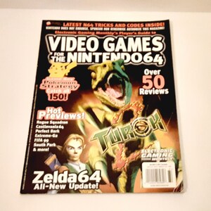 N64 Magazine Video Games for the Nintendo 64 Electronic Gaming