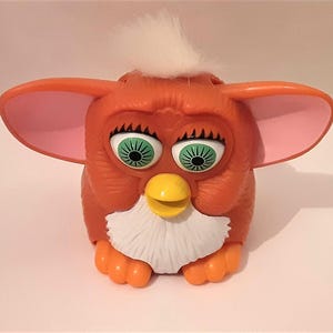 Furby McDonald&#39;s Orange Moveable Toy Vintage 1998