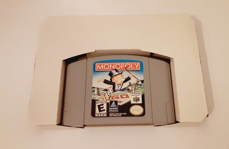Nintendo N64 Monopoly With Original Box Instruction Booklet Insert ...