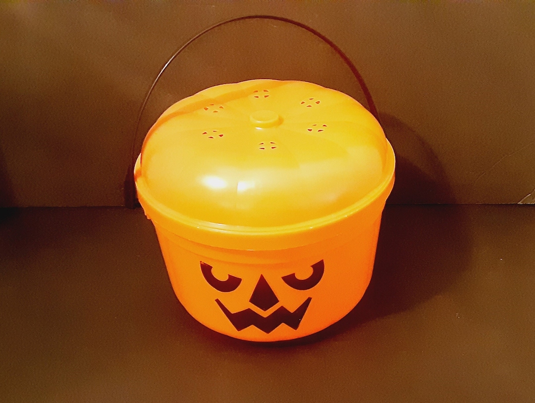 Mcdonalds Mcgoblin Halloween Pumpkin Bucket Vintage 1986 Etsy