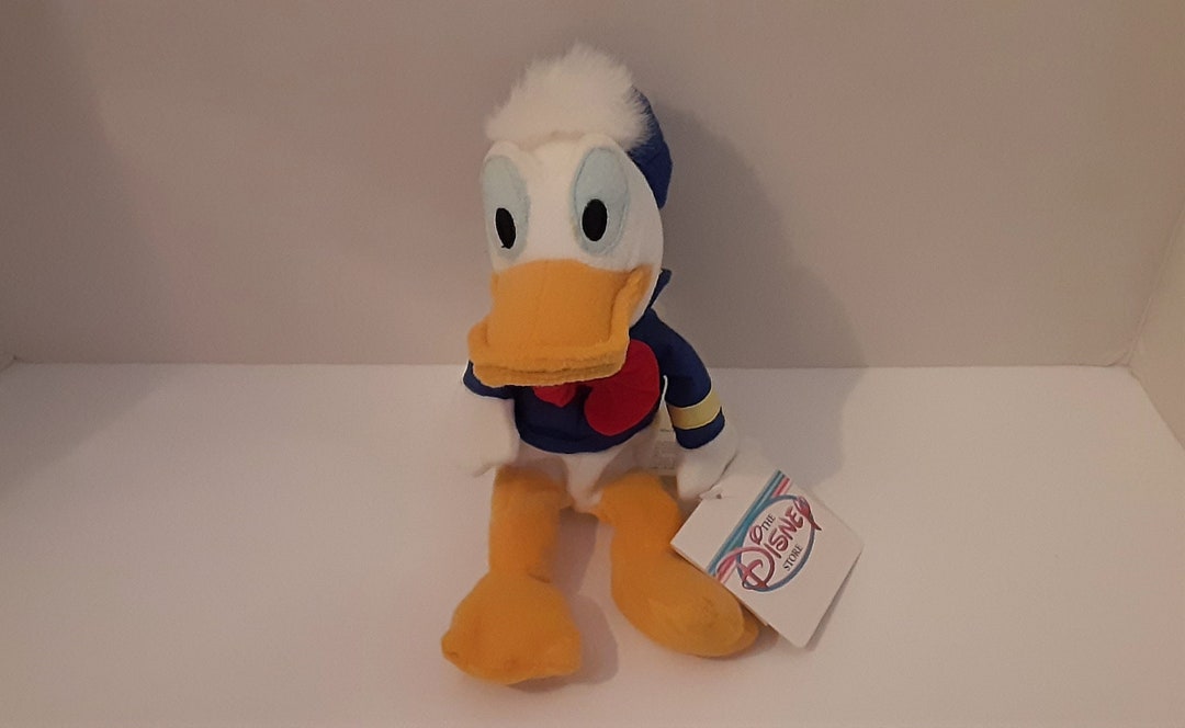 Donald Duck Disney Store Mini Bean Bag Peluche avec étiquette originale -   France