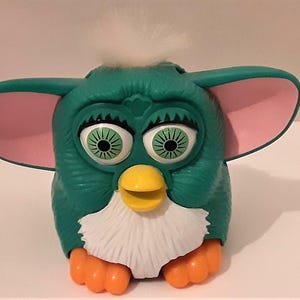 Furby McDonald's Dark Teal Green Moveable Toy Vintage 1998