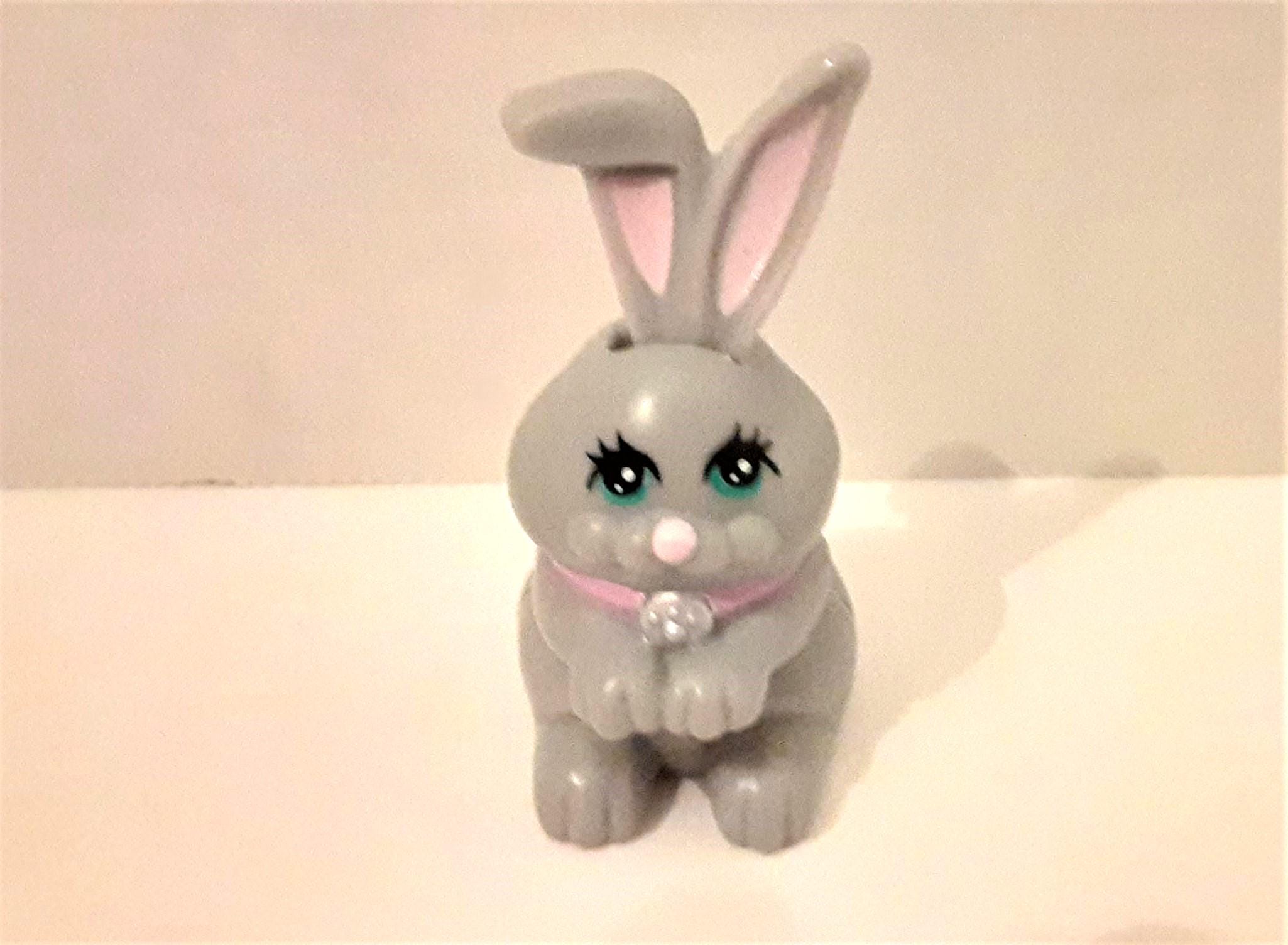 Littlest Pet Shop Gray Bunny Rabbit Mail Order Pets Kenner