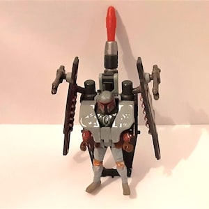 Vintage 1996 Star Wars Boba Fett Action Figure: Power of the Force, Rocketpack Cannon