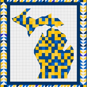 Meandering Michigan Quilt Pattern: Easy Scrappy Flying Geese (PDF) - Etsy