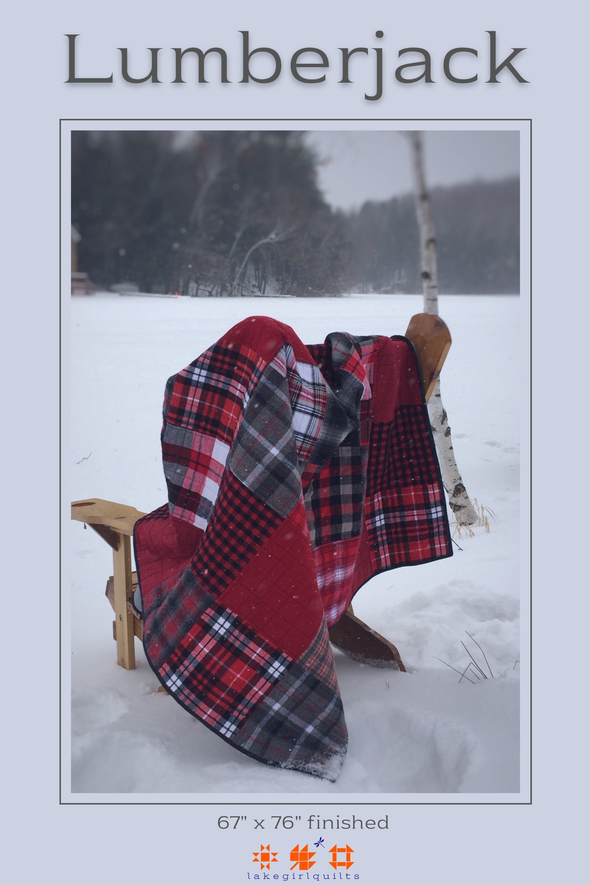 Lumberjack Quilt Pattern Easy Beginner PDF Flannel Quilt Etsy