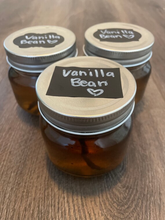 Vanilla Bean Coffee Syrup Etsy
