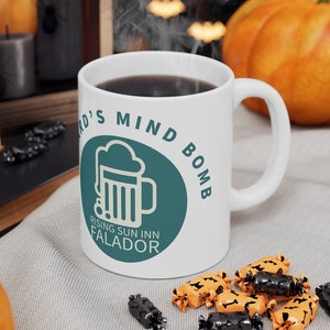 OSRS Wizard&#39;s Mind Bomb Mug - Unique RS Mug! From Rising Sun Inn - Falador! Funny RS gift, osrs gift, rs gift, old school rs