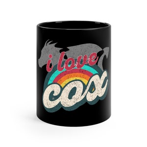 OSRS I Love Cox 11oz Black Mug, Funny osrs Chambers of Xeric raid, great gift for him/her, high quality mug!