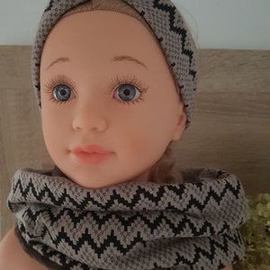 Knot headband for women, loop, neck sock