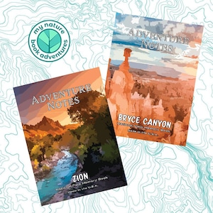 Bryce Canyon + Zion Adventure Notes Combo