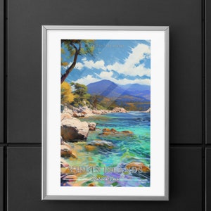 Virgin Islands National Park Commemorative Poster: A Pop Art Tribute