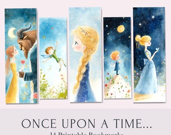 Whimsical Storybook Printable Bookmark Collection - Instant Download | 14 Fairy Tale Characters | Literary Fanatic's Dream