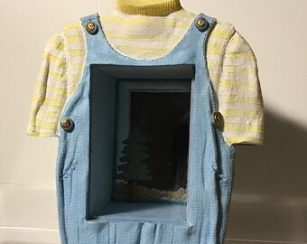 Framed shadow box toddler room box