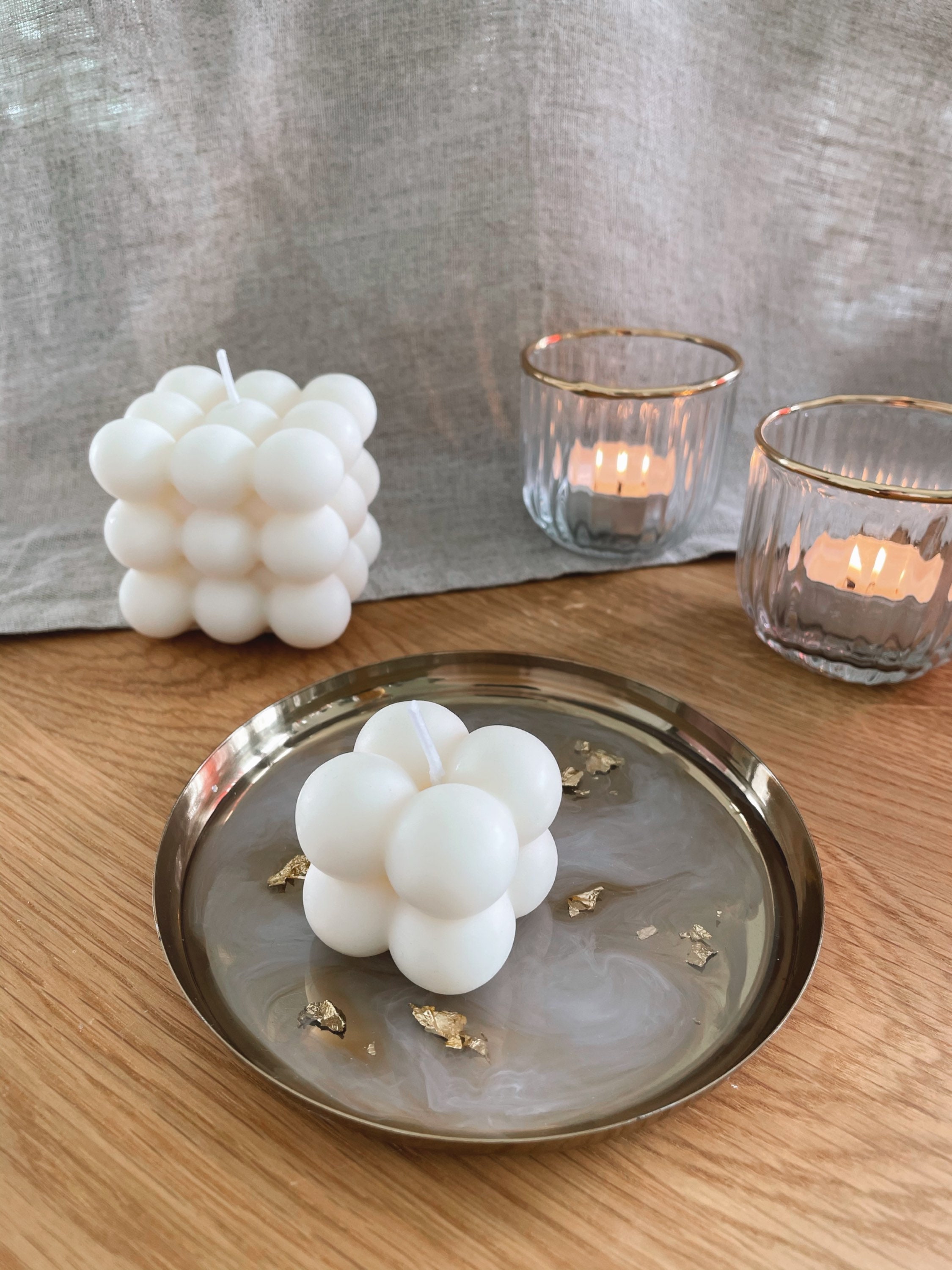 Bubble KerzenSet klein & groß Etsy