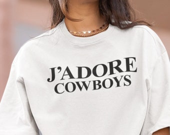 J'adore Cowboys Shirt Kendall Jenner Y2K Tee Celebrity -  Portugal