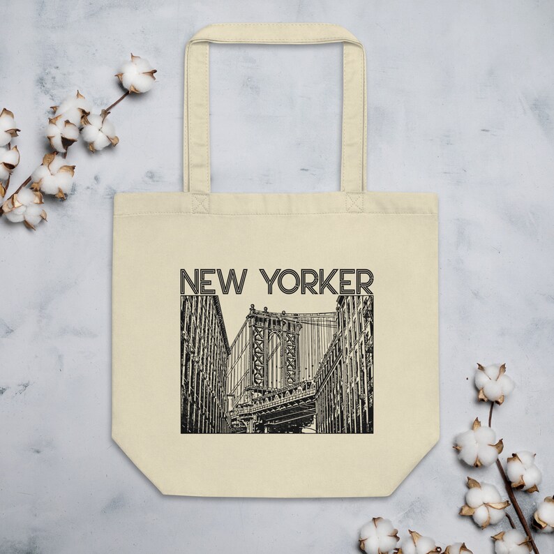 New Yorker Tote Bag Newyorkcity Etsy