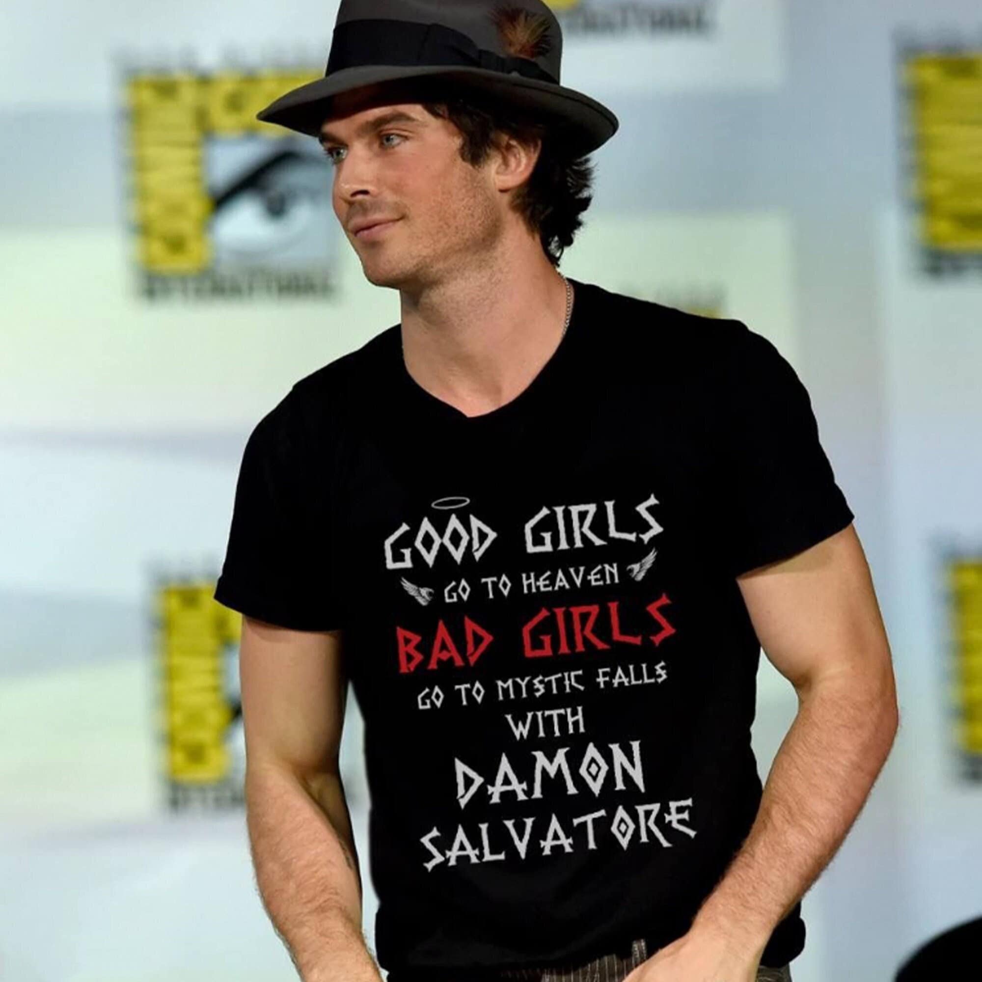 Damon Salvatore Shirt, Mystic Falls Virginia Shirt, Salvatore Shirt, Virgina Tshirt, Vampire