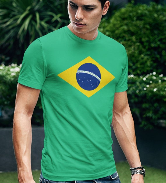 Tee-shirt drapeau brésil