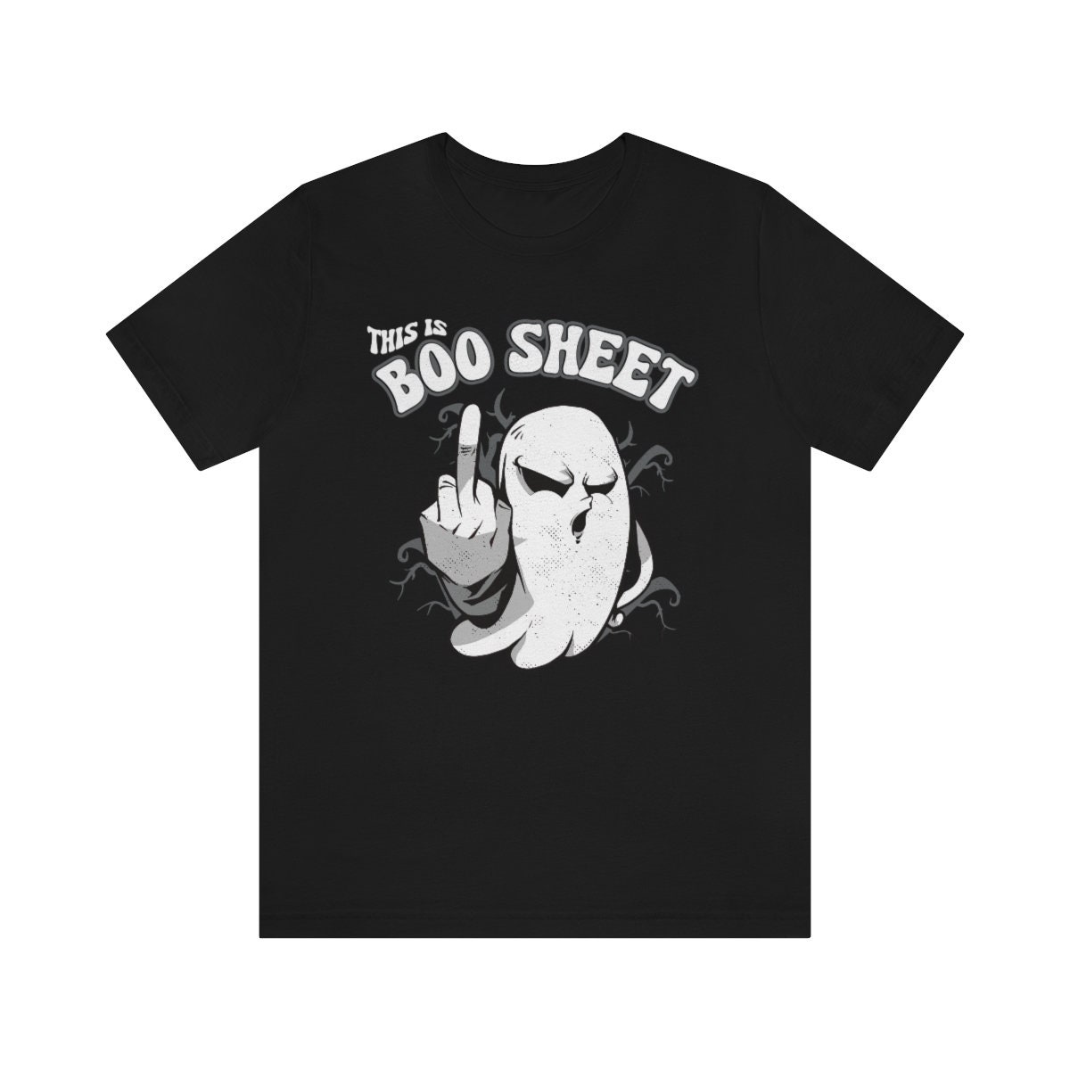 This is Boo Sheet Shirt, Ghost Boo Shirt, Angry Ghost Shirt, Funny Halloween  T-shirt, Boosheet Tee, Retro Halloween Shirt - Etsy