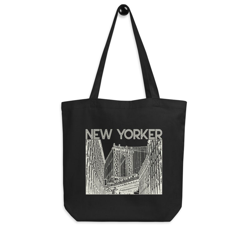 New Yorker Tote Bag Newyorkcity Etsy