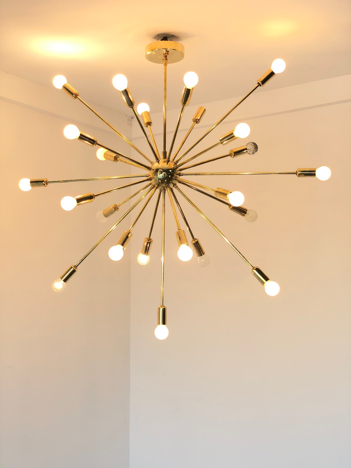 Modern Sputnik Chandelier Etsy