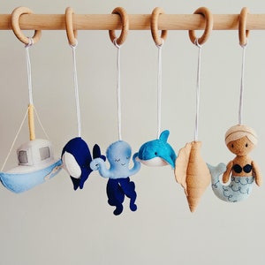 Baby play gym ocean , baby gym hanging