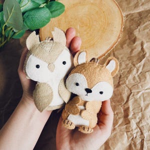 Stroller mobile toy , Felt pram toy , Stroller Hanging toy