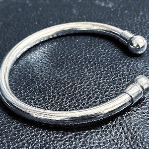 Solid 999 Silver Bracelet Open Cuff Torque Bangle Handmade Heavy Pure Silver Jewelry For Men And Women Unisex Gift