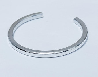 SOLID HEAVY 999 Silver Bracelet (35-60g) Open Cuff Bangle Bracelet Handmade Heavy Solid Pure Silver Jewelry Unisex Gift