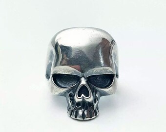 New 925 Sterling Silver Skull Ring for men and women Punk Celtic Goth Biker Ring #010