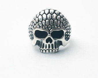 Massiver Sterling Silber 925 Skelett Hand Schädel Ring Krallen Ring Gothic Biker Ring Keltisch #041