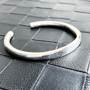 Pure 999 Silver Torque Bangle For Men & Women, Heavy Solid Fine Silver Bracelet Silver Jewelry Gift