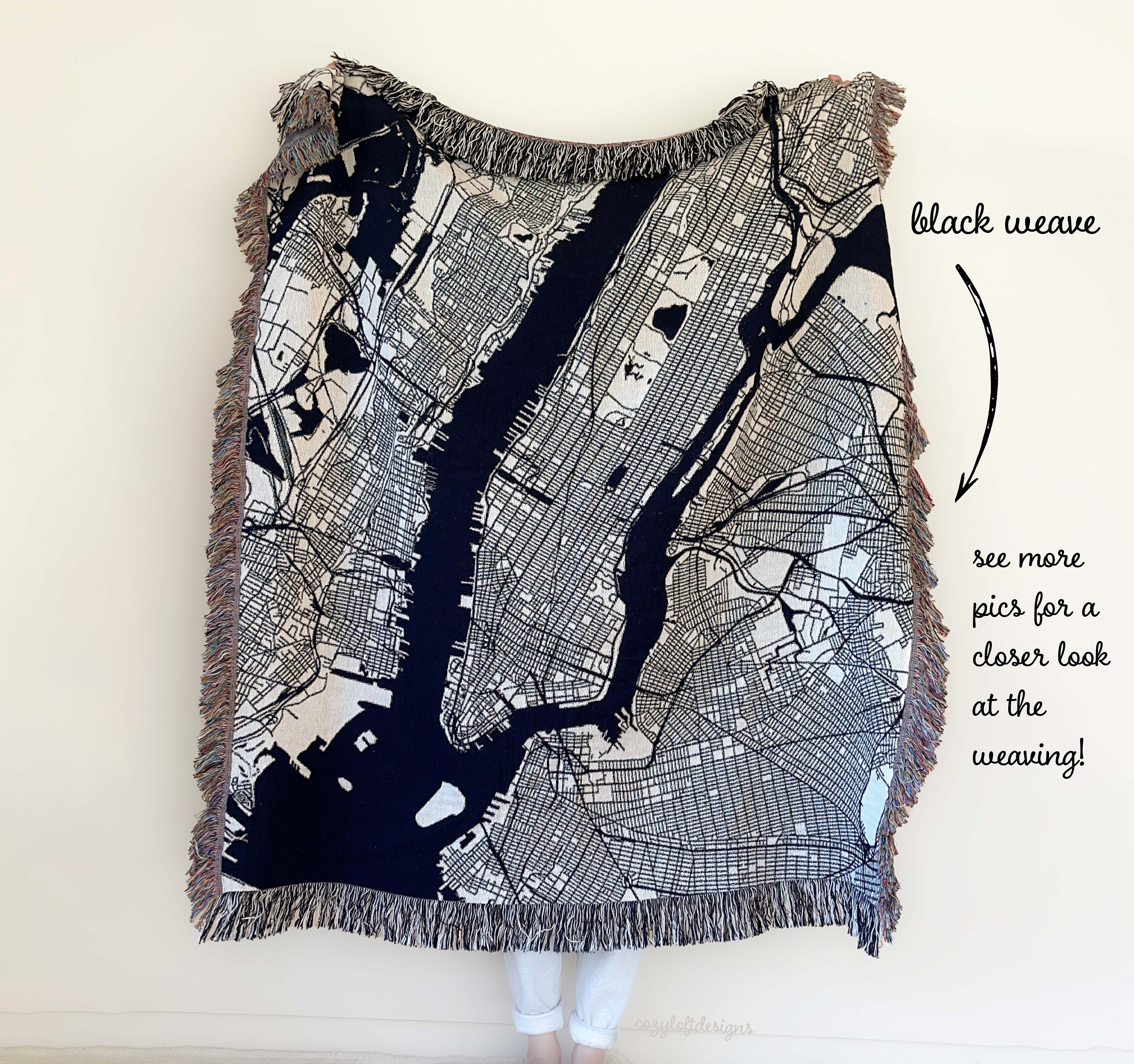 Custom City Map Blanket, Personalized Blanket, Map, Housewarming Gift, Gift For Him, Home Decor, Birthday Gift, Best Friend Gifts, City Map